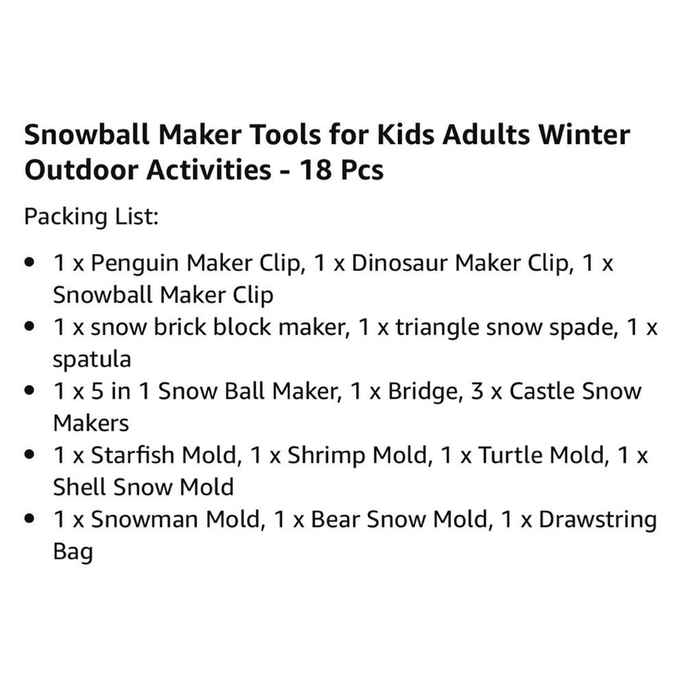 Snowball Maker Tools - Picture 6 of 7